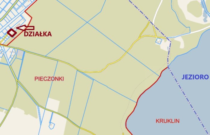 giżycki, Giżycko, Nowe Sołdany, Działka 3000 m2 - Nowe Sołdany