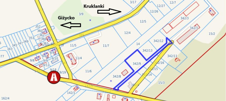 giżycki, Giżycko, Nowe Sołdany, Działka 1700 m 2  - Nowe Sołdany