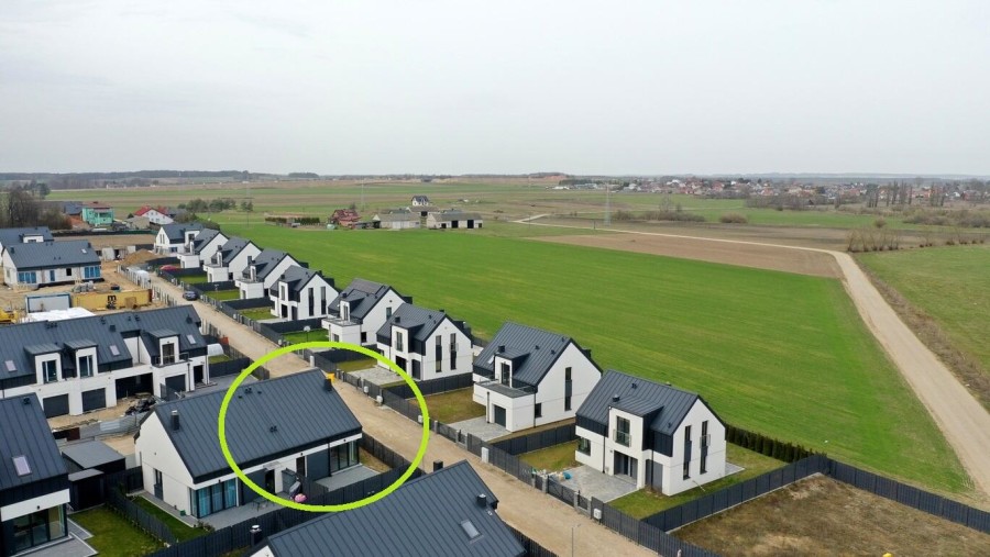 łomżyński, Łomża, Stare Kupiski, Dom bliźniak w stanie deweloperskim Stare Kupiski Leśne Wzgórze