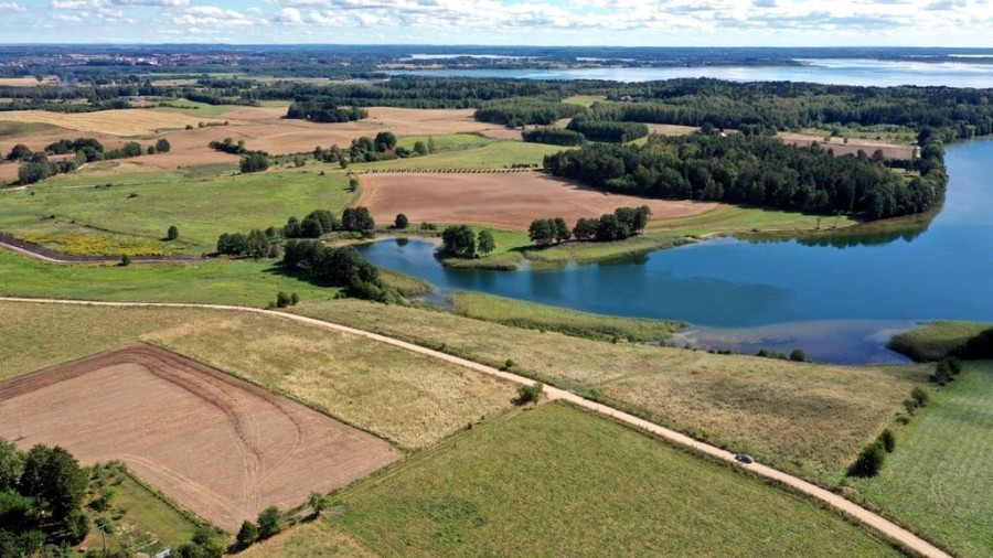 węgorzewski, Węgorzewo, Trygort, Działka bud. 2,1 ha z linią brzegową jeziora Mamry