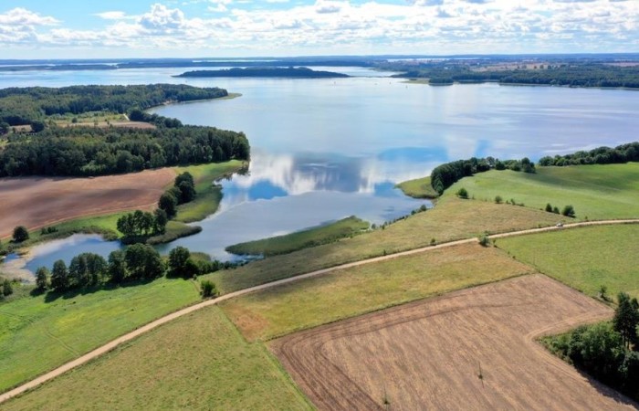 węgorzewski, Węgorzewo, Trygort, Działka bud. 2,1 ha z linią brzegową jeziora Mamry