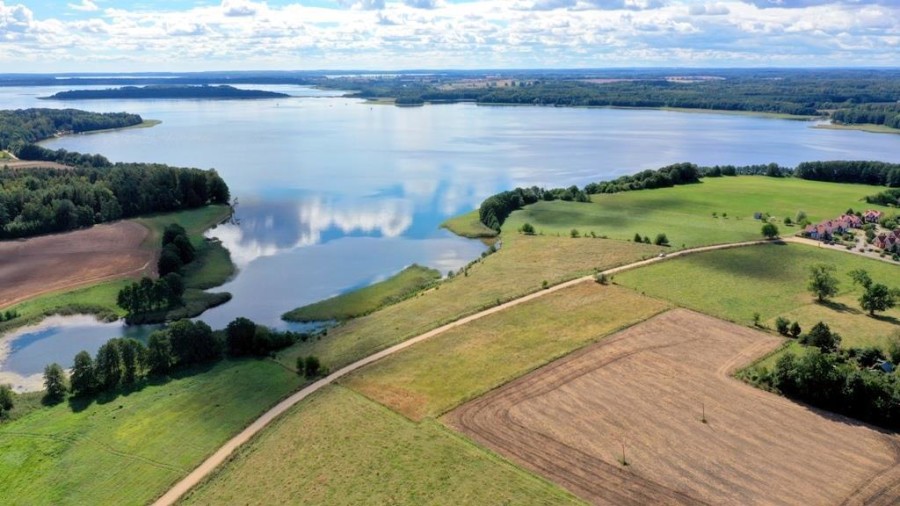 węgorzewski, Węgorzewo, Trygort, Działka bud. 2,1 ha z linią brzegową jeziora Mamry