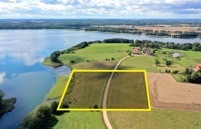 węgorzewski, Węgorzewo, Trygort, Działka bud. 2,1 ha z linią brzegową jeziora Mamry