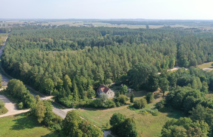 giżycki, Wydminy, Suwalska, 1/2 domu w Wydminach plus działka  4715 m2