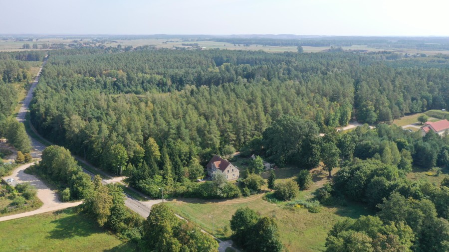 giżycki, Wydminy, Suwalska, 1/2 domu w Wydminach plus działka  4715 m2
