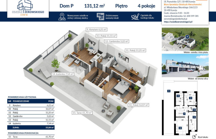 Ostrołęka, Stefana Żeromskiego, Nowy dom z ogromnym tarasem!