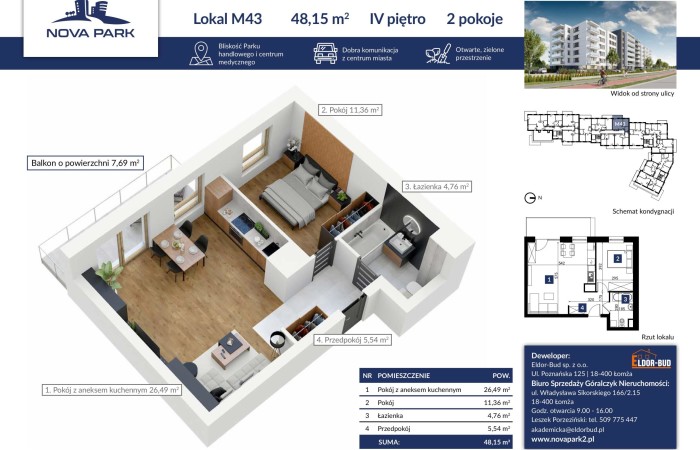 Łomża, podlaskie, Mieszkanie na sprzedaż