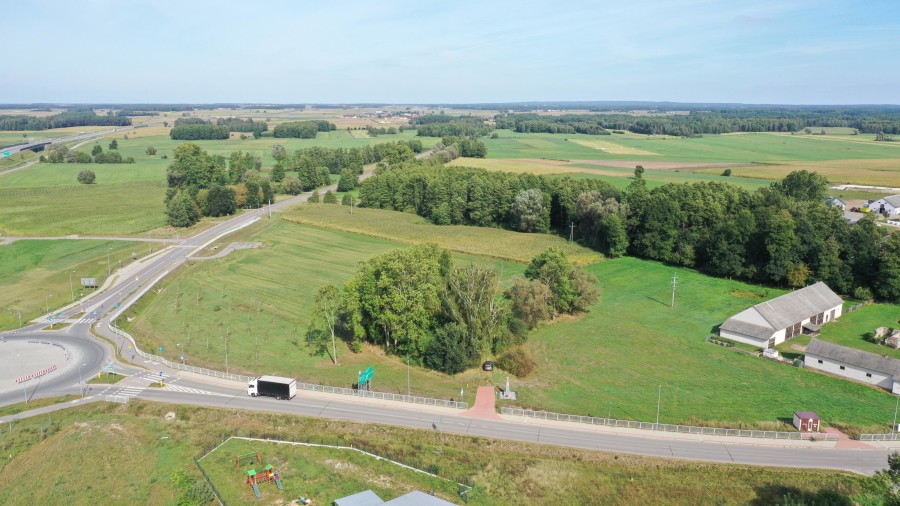 ostrołęcki, Czerwin, Gostery, Atrakcyjna działka obok trasy Via Baltica