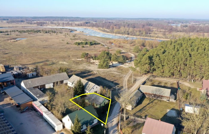 łomżyński, Miastkowo, Rybaki, Dom w malowniczej okolicy Rybaki w pobliżu rzeki Narew