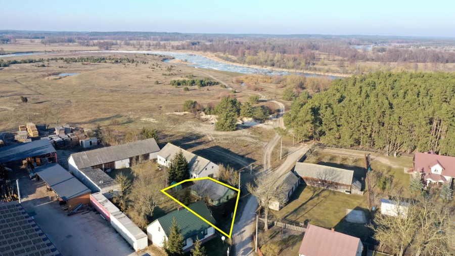 łomżyński, Miastkowo, Rybaki, Dom w malowniczej okolicy Rybaki w pobliżu rzeki Narew