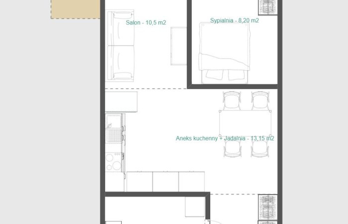 Łomża, Bema, Ekskluzywny apartament z pięknym widokiem w Łomży