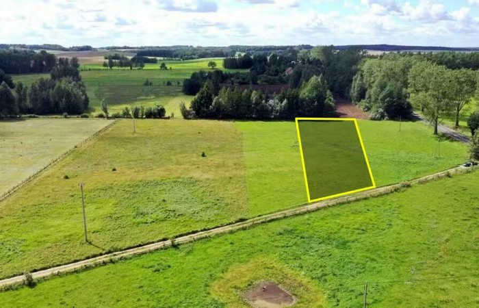 węgorzewski, Budry, Więcki, Działka Bud. Więcki gm Budry