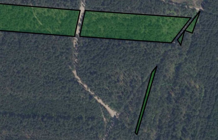 łomżyński, Miastkowo, Osetno, Działki rolne i leśne do wycinki 15,57ha Osetno Drogoszewo Gmina Miastkowo