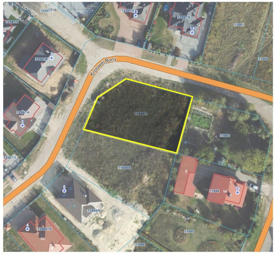 Łomża, Królowej Bony, Działka  budowlana w świetnej lokalizacji