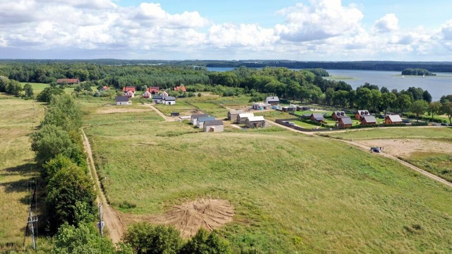 giżycki, Ryn, Prażmowo, Sprzedam działki budowlane nad Jeziorem Jagodne – Prażmowo, gm. Ryn