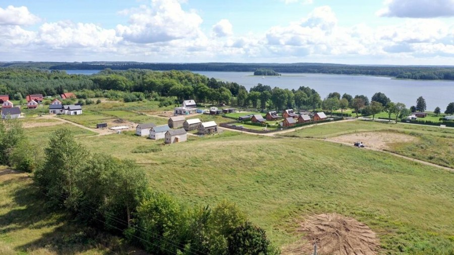 giżycki, Ryn, Prażmowo, Sprzedam działki budowlane nad Jeziorem Jagodne – Prażmowo, gm. Ryn