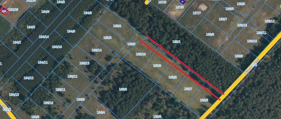 giżycki, Miłki, Rydzewo, Obwodowa, Działka bud. Rydzewo gm Miłki