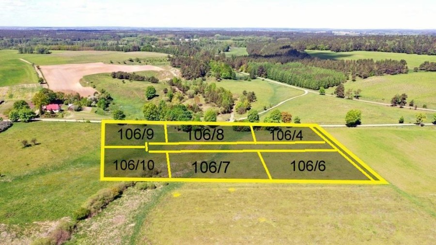 piski, Orzysz, Dziubiele, Działki budowlane Dziubiele gm. Orzysz