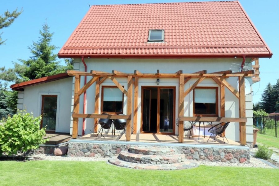 giżycki, Miłki, Rydzewo, Orzechowa, Atrakcyjny dom w Rydzewie, gm. Miłki – nad jeziorem Niegocin!