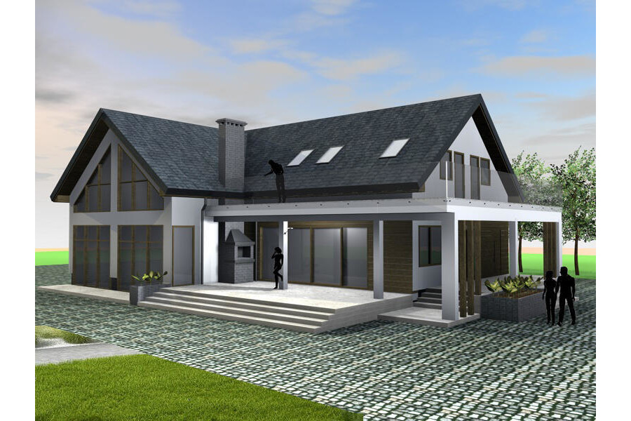 łomżyński, Piątnica, Elżbiecin, Nowoczesna rezydencja z ogromnym potencjałem