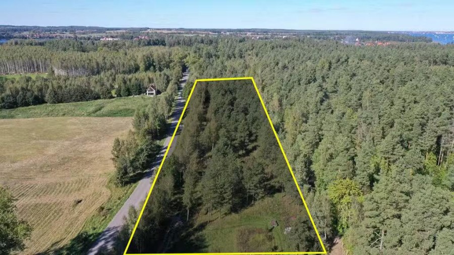 giżycki, Miłki, Rydzewo, Mazurska, Na sprzedaż kompleks od 6 do 12 działek budowlanych – Rydzewo, ul. Mazurska 111