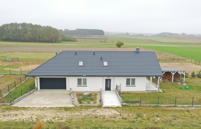 łomżyński, Piątnica, Budy Czarnockie, Tak nisko nie było !! - DOM w Budach Czarnockich !!!