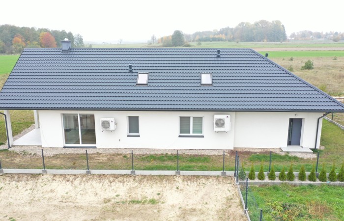 łomżyński, Piątnica, Budy Czarnockie, Tak nisko nie było !! - DOM w Budach Czarnockich !!!