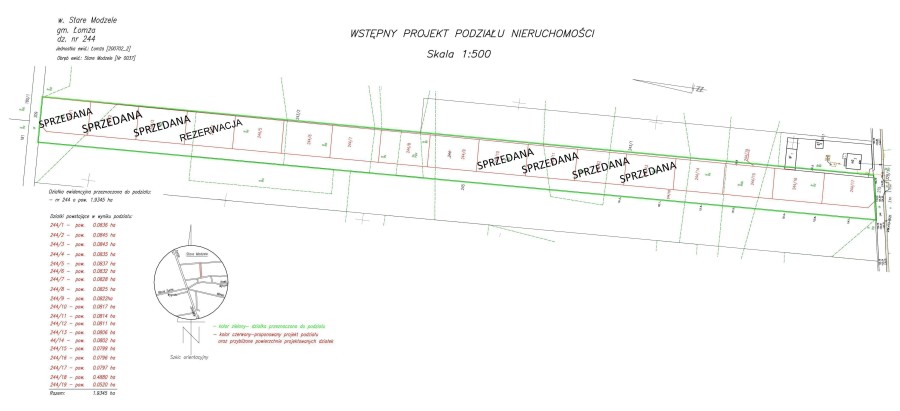 łomżyński, Łomża, Stare Modzele, Wesoła, Działki budowlane w atrakcyjnej cenie blisko Łomży