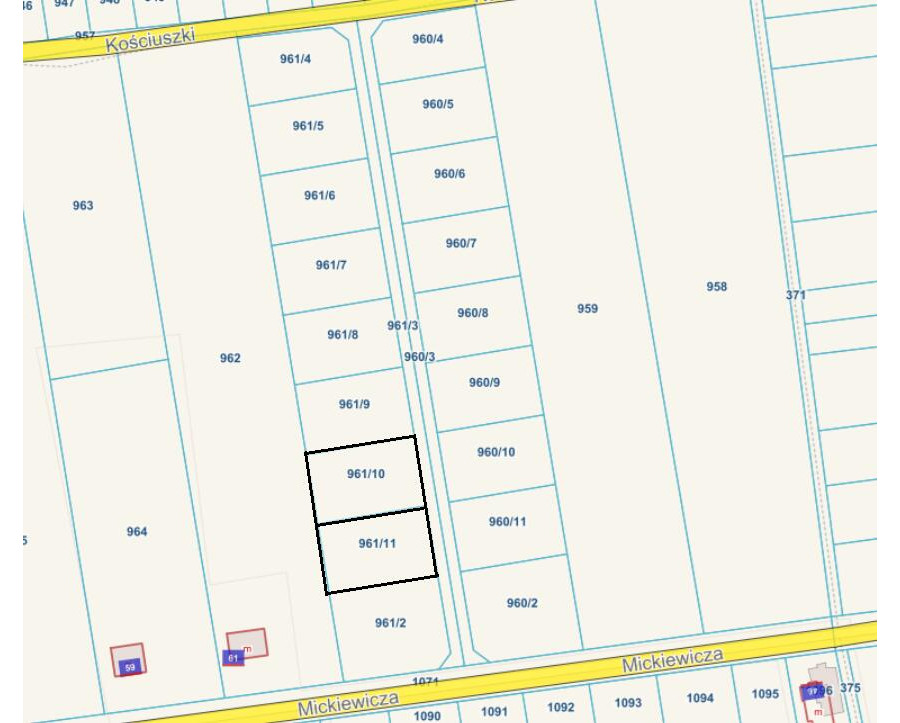 łomżyński, Jedwabne, Mickiewicza, Działki budowalne na nowopowstającym osiedlu