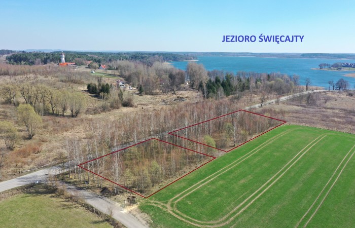 warmińsko-mazurskie, węgorzewski, Działki w pobliżu Jeziora Święcajty - KAL
