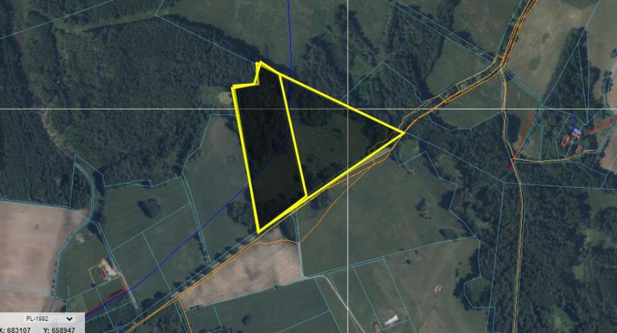 kętrzyński, Kętrzyn, Langanki, Działka Rolna 7,77 ha Langanki