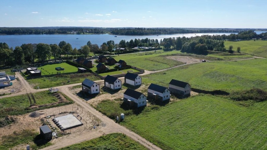 giżycki, Ryn, Prażmowo, Dom w stanie surowym zamkniętym