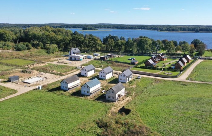 giżycki, Ryn, Prażmowo, Dom w stanie surowym zamkniętym