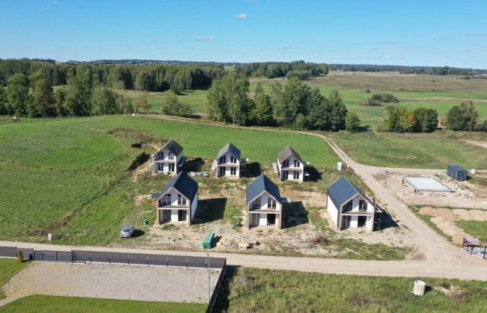 giżycki, Ryn, Prażmowo, Dom w stanie surowym zamkniętym