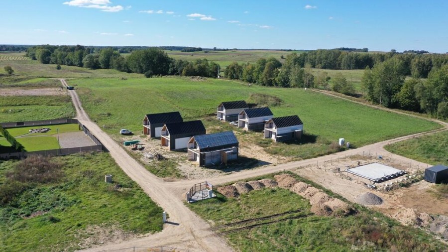 giżycki, Ryn, Prażmowo, Dom w stanie surowym zamkniętym