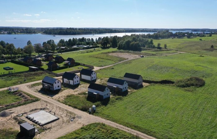 giżycki, Ryn, Prażmowo, Dom w stanie surowym zamkniętym