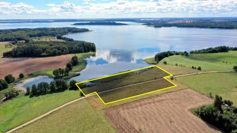 węgorzewski, Węgorzewo, Trygort, Działka bud. 2,1 ha z linią brzegową jeziora Mamry