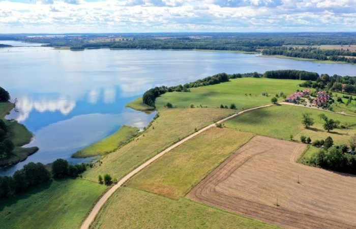 węgorzewski, Węgorzewo, Trygort, Działka bud. 2,1 ha z linią brzegową jeziora Mamry