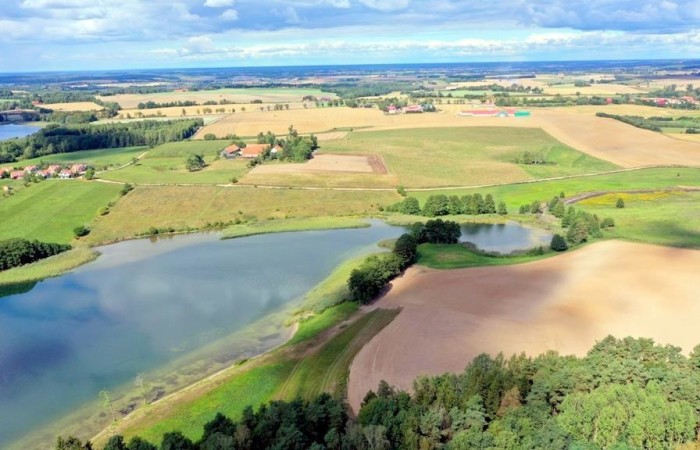 węgorzewski, Węgorzewo, Trygort, Działka bud. 2,1 ha z linią brzegową jeziora Mamry