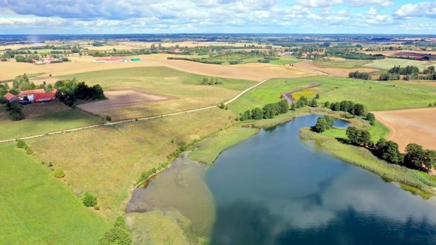 węgorzewski, Węgorzewo, Trygort, Działka bud. 2,1 ha z linią brzegową jeziora Mamry