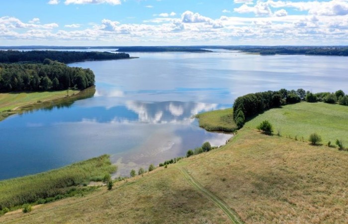 węgorzewski, Węgorzewo, Trygort, Działka bud. 2,1 ha z linią brzegową jeziora Mamry