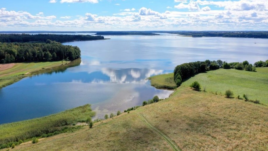 węgorzewski, Węgorzewo, Trygort, Działka bud. 2,1 ha z linią brzegową jeziora Mamry