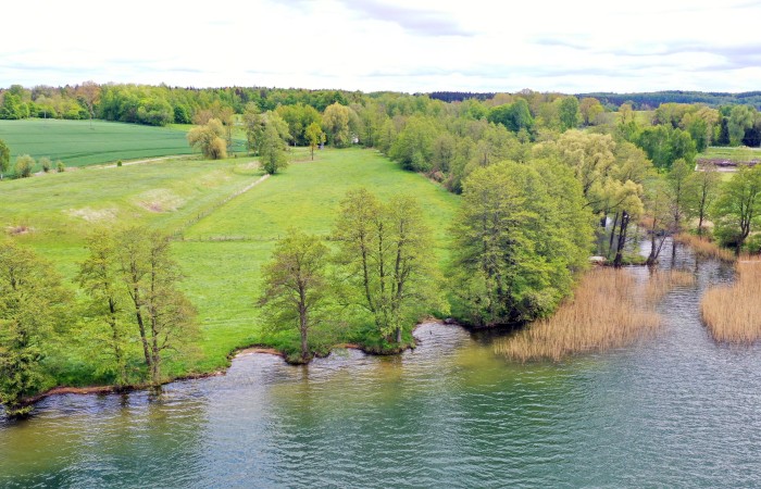 kętrzyński, Srokowo, Kaczory, Kompleks pięknych działek nad Jeziorem Rydzówka.