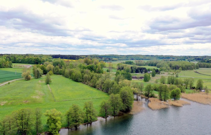 kętrzyński, Srokowo, Kaczory, Kompleks pięknych działek nad Jeziorem Rydzówka.