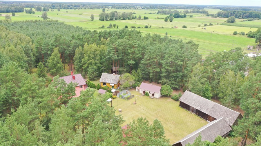 łomżyński, Zbójna, Kolonia Suchy Borek, Zielona enklawa w otulinie lasów