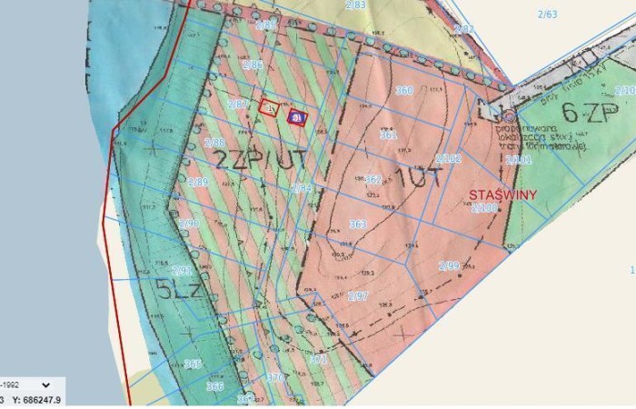 giżycki, Miłki, Ruda, Działki bud w pobliżu jeziora Wojnowo