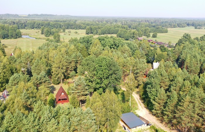 łomżyński, Nowogród, Baliki, Działka rekeacyjna w środku lasu blisko rzeki Baliki gm Nowogród