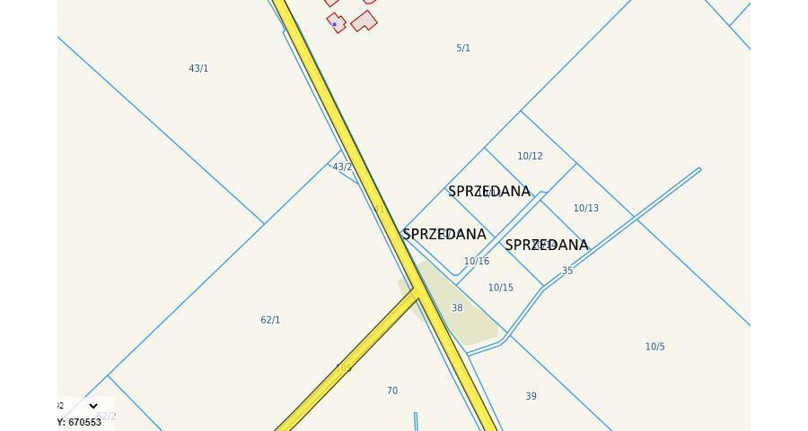 giżycki, Ryn, Jeziorko, Działki budowlane w m. Jeziorko gm. Ryn