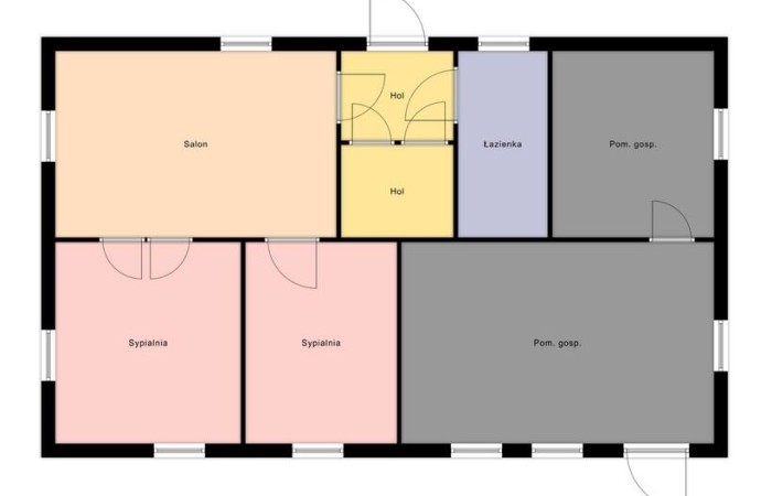 łomżyński, Jedwabne, Kościuszki, Dom z lokalem Jedwabne centrum