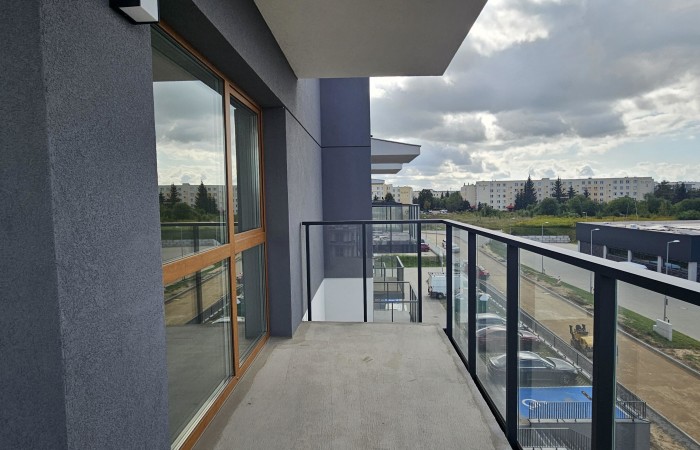 Łomża, ks. Jerzego Popiełuszki, Nowoczesne mieszkanie 51 m² z tarasem | Łomża, ul. Popiełuszki 4